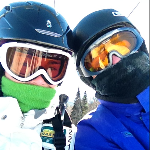 Grahams on ski lift