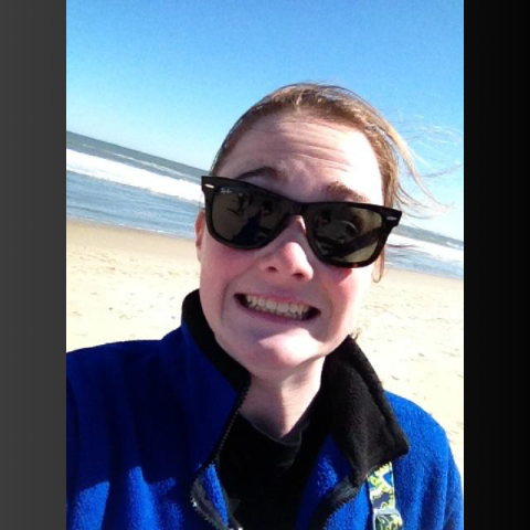 Hannah at the beach